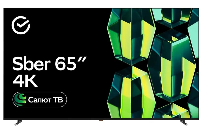 LED телевизор Sber SDX 65U4139B артикул 336033Si-1