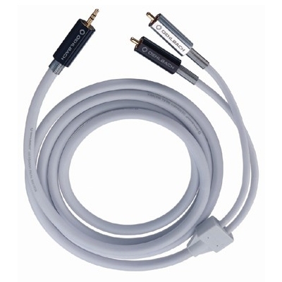 Кабель межблочный аудио Oehlbach MP3! 3.5mm-2RCA phono 2m (90562) артикул 116284Si-1