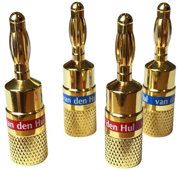 Разъемы Van Den Hul 4 screw-on DIY Bananas артикул 218518Si-1