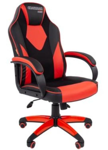 Кресло игровое Chairman game 17 00-07024560 Black/Red артикул 269953Si-1