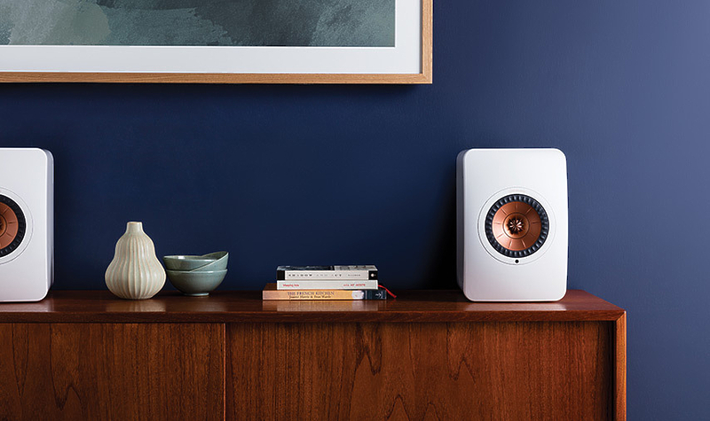 Полочная акустика KEF LS 50 Wireless Gloss White/Copper артикул 155461Si-1 фото 8