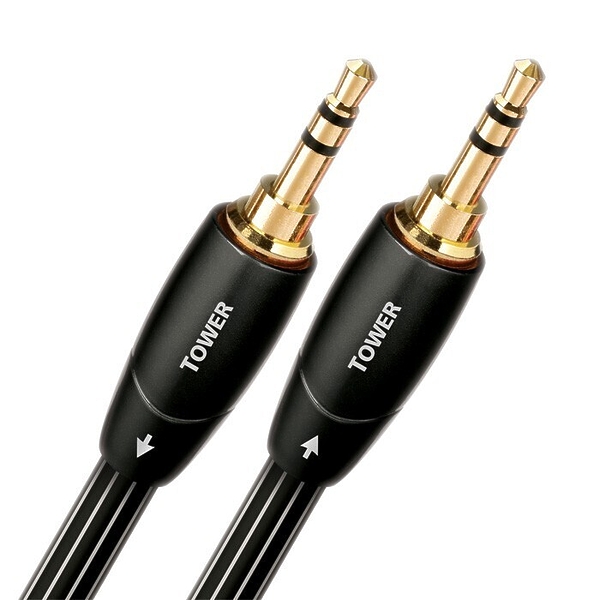 Кабель межблочный аудио AudioQuest Tower 3.5M-3.5M 1.0m артикул 183143Si-1