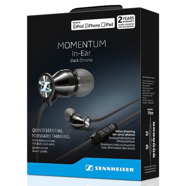 Наушники Sennheiser M2 IEI Travel Black Chrome артикул 167241Si-1 фото 4