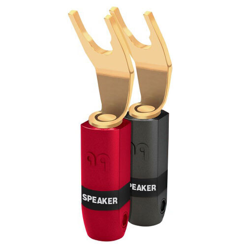 Комплект коннекторов AudioQuest SureGrip 300 - SPADE Gold, 4 шт артикул 221232Si-1
