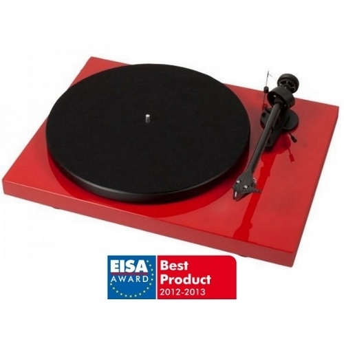 Проигрыватель винила Pro-Ject Debut Carbon Phono USB (DC) red (Ortofon OM10) артикул 449347FV-1