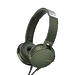 Наушники Sony MDR-XB550AP green