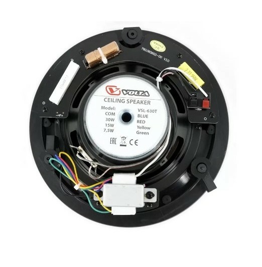 Встраиваемая акустика Volta PA VSL-630TB артикул 298356Si-1 фото 3