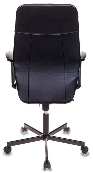 Кресло Бюрократ CH-605/BLACK (Office chair CH-605 black eco.leather cross metal черный) артикул 263420Si-1 фото 5