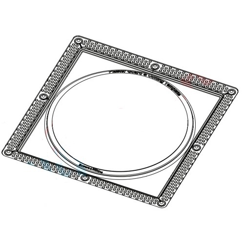 Комплект для скрытой инсталляции B&W Frame Plaster Kit 6SQ артикул 242263Si-1