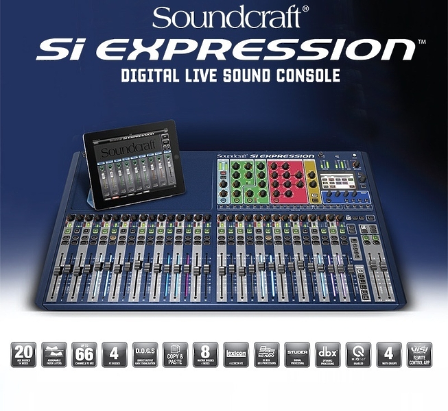 Микшер Soundcraft Si Expression 3 артикул 107288Si-1 фото 6