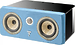 Акустика центрального канала Focal Kanta Center Black HG\ Gauloise Blue