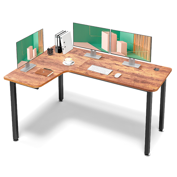 Стол письменный (для компьютера) EUREKA CD-L01L-60VP Brown артикул 293720Si-1