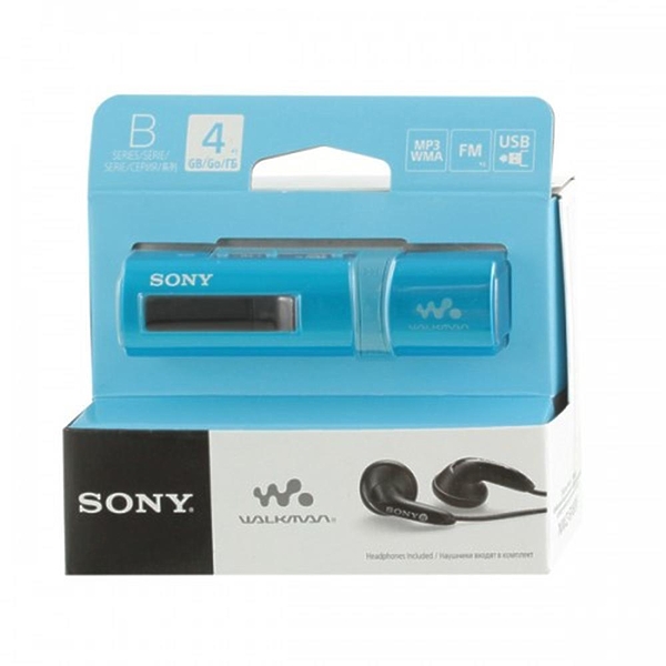 Плеер Sony NWZ-B183F голубой артикул 148018Si-1 фото 6