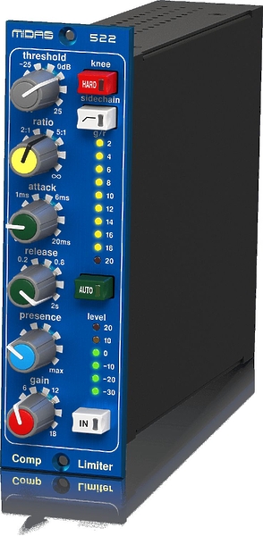 Компрессор/лимитер MIDAS COMPRESSOR LIMITER 522 V2 артикул 287956Si-1 фото 4