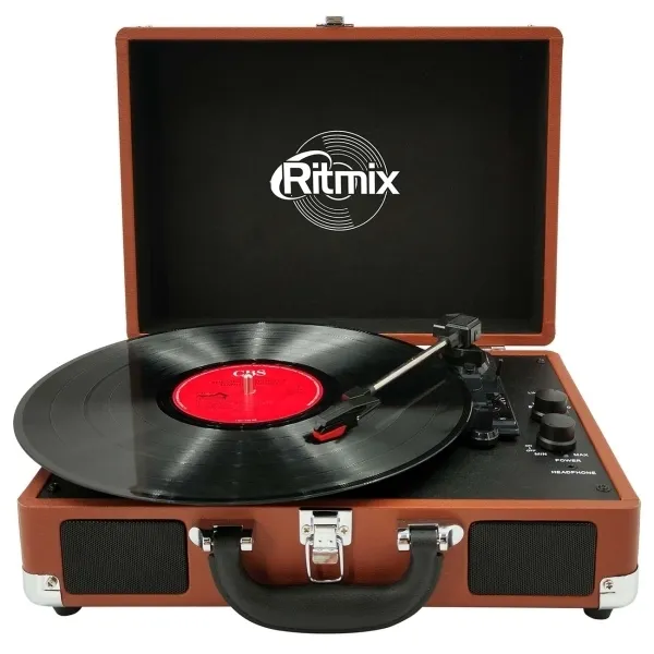 Проигрыватель винила Ritmix LP-160B Brown артикул 260724Si-1