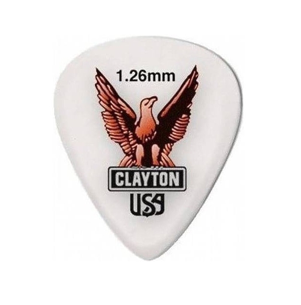 Медиаторы CLAYTON S126 - 1.26 mm ACETAL polymer стандартные 72 шт артикул 290652Si-1