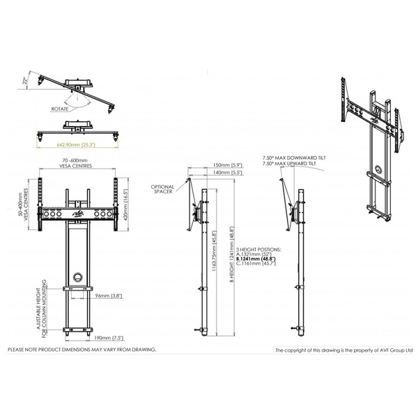 Тумба AVF FS15BURGW + FL602 артикул 210069Si-1 фото 3
