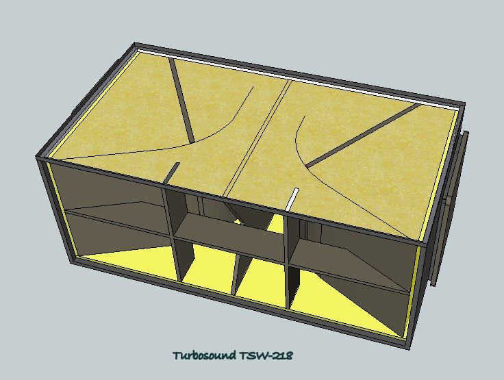 Сабвуфер TURBOSOUND TSW-218 артикул 161571Si-1 фото 4
