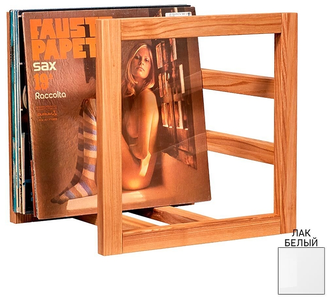 Стойка для хранения виниловых пластинок VOXmodule Vinyl Stand 06 white lacquer артикул 239600Si-1