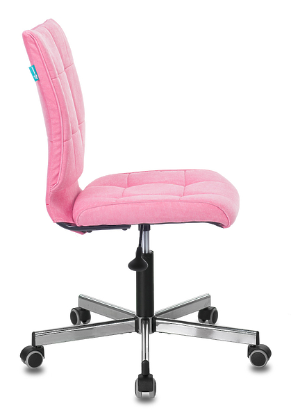 Кресло Бюрократ CH-330M/VELV36 (Office chair CH-330M pink Velvet 36 cross metal хром) артикул 263495Si-1 фото 4