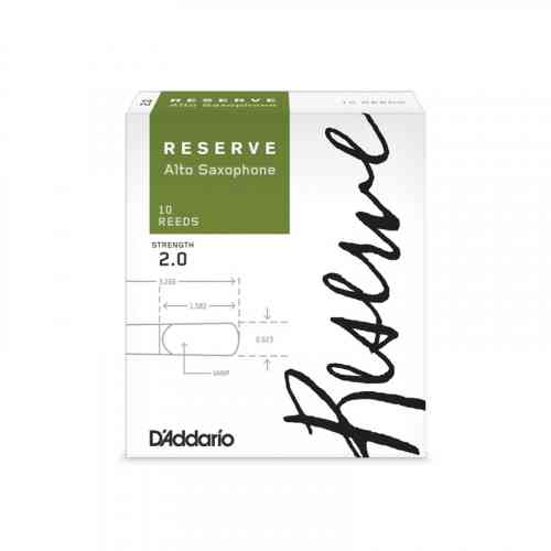 Трости D'Addario WOODWINDS DJR1020 RESERVE ASX- 10 PACK - 2.0 артикул 274511Si-1