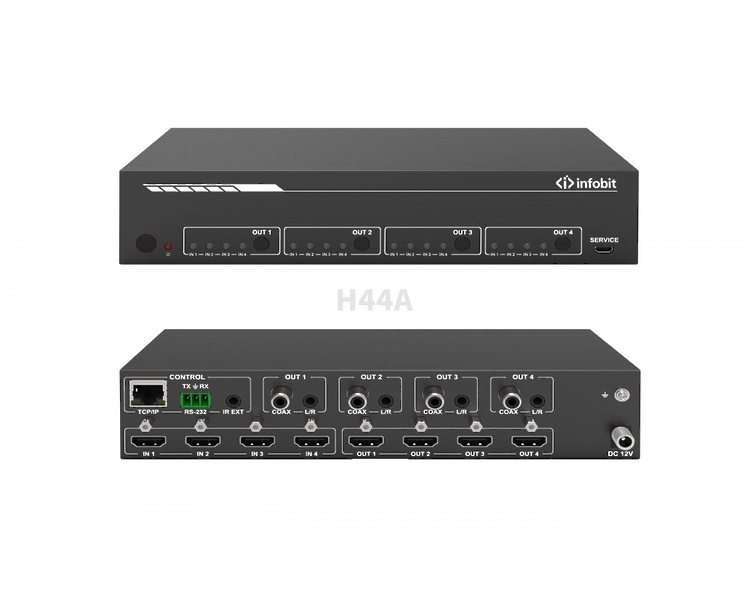 Матричный коммутатор Infobit iMatrix H44A артикул 298571Si-1