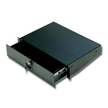 Выдвижной рэковый ящик EuroMet EU/R-CA3 04582 с замком, 3U, сталь черного цвета артикул 121317Si-1