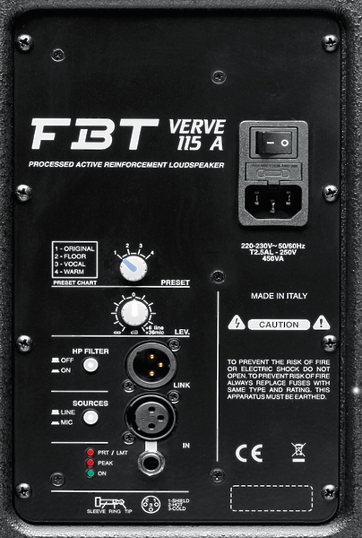 FBT Verve 115A артикул 122171Si-1 фото 3