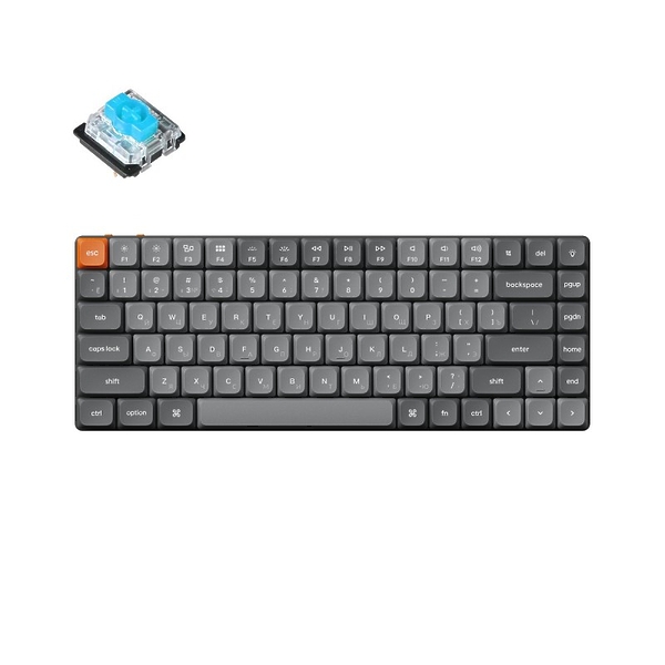 Беспроводная механическая клавиатура Keychron QMK K3 Max, RGB, Gateron Blue Switch артикул 318960Si-1