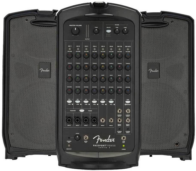 Портативная акустика FENDER Passport Venue Series 2 black артикул 224981Si-1