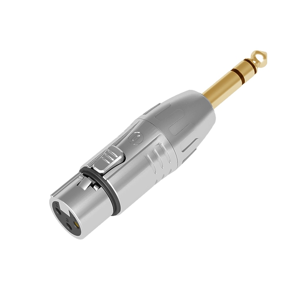 Адаптер-переходник XLR3 - TRS Jack 6.3mm Seetronic MA3FP3 артикул 306601Si-1