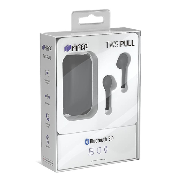 Наушники Hiper TWS PULL black артикул 263912Si-1 фото 4
