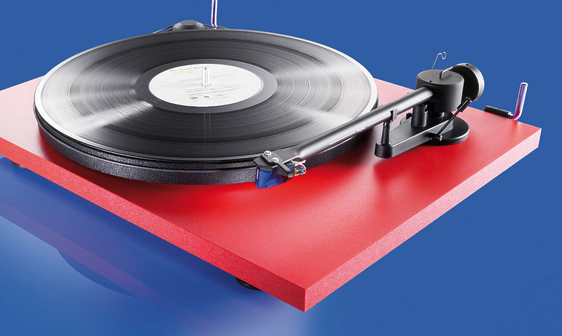 Проигрыватель винила Pro-Ject Essential (Ortofon OM5e + Phono USB) red артикул 388952FV-1 фото 3