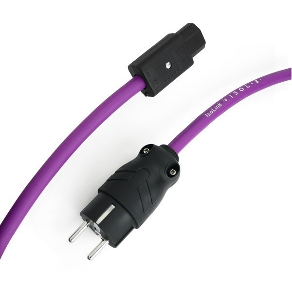 Сетевой кабель Isol-8 Isolink ULTRA schuko 1.5m bordo артикул 196676Si-1