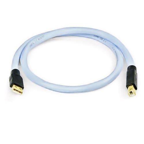USB кабель Supra USB 2.0 A-B 4.0m (Ice Blue) артикул 112691Si-1