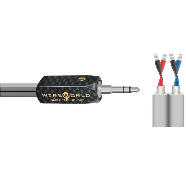 Кабель межблочный аудио Wire World Nano Platinum Eclipse Mini Jack-Mini Jack 1.5m (NPM1.5M) артикул 166819Si-1