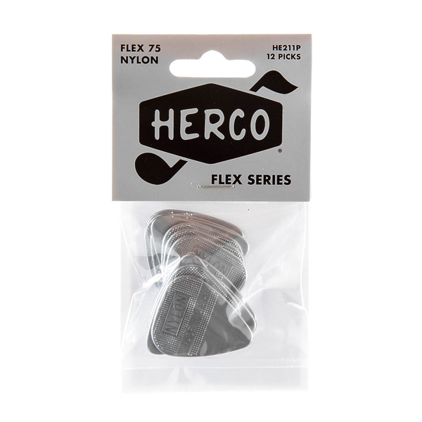 Медиаторы Herco HE211P Flex 75 Nylon (12 шт) артикул 319511Si-1