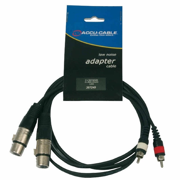 Кабель межблочный аудио ADJ AC-XF-2R/1,5 1.5m артикул 177290Si-1