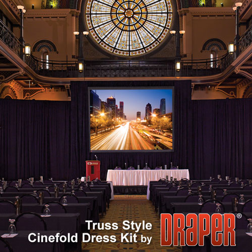 Экран Draper Truss-Style Cinefold NTSC (3:4) 762/300" 457*610 MW артикул 035927Si-1 фото 5