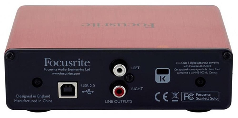 Портастудия FOCUSRITE Scarlett Solo Studio артикул 147301Si-1 фото 4