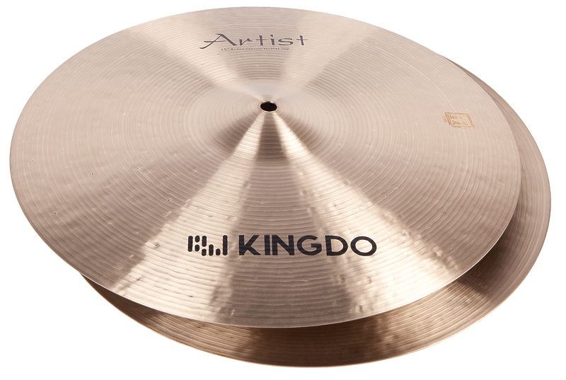 Тарелки хай-хэт KINGDO 15" ARTIST CLASSIC HI-HAT артикул 320473Si-1