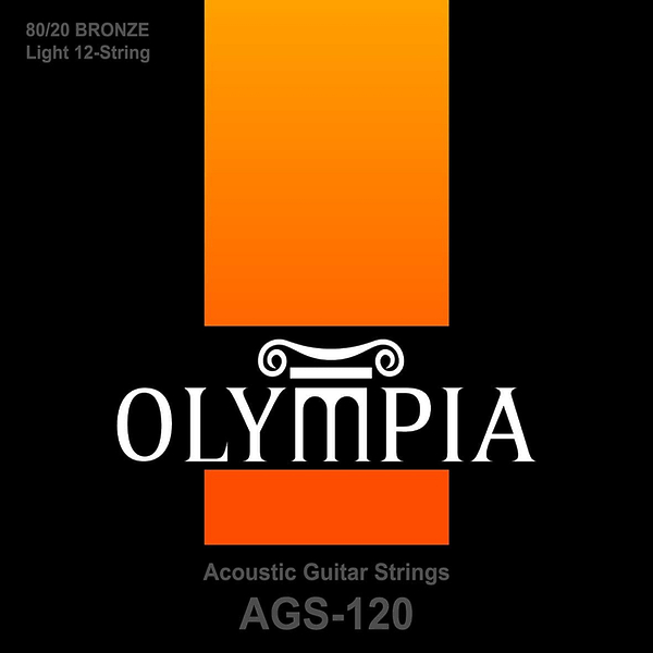 Струны для акустической гитары Olympia AGS120 артикул 334247Si-1