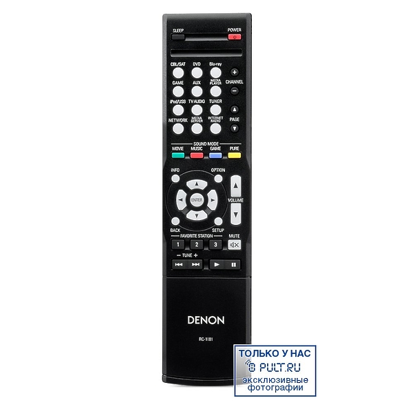AV ресивер Denon AVR-X1000 black артикул 388591FV-1 фото 4