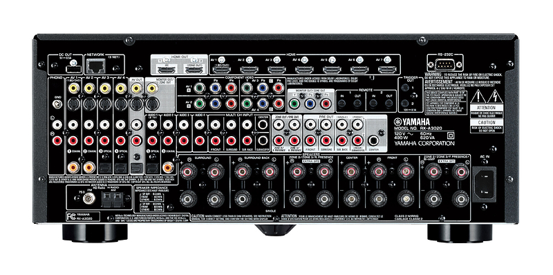AV Ресивер Yamaha RX-A3020 black артикул 378505FV-1 фото 3