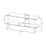 Подставка Sonorous NEO 110 C SLV артикул 114534Si-1 фото 3