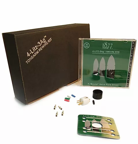 Ультратонкие кабели тонарма Zavfino 4Litz-3Ag Tonearm Rewire Kit артикул 227864Si-1