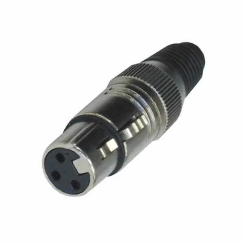 Разъем Bespeco XLR3FXN Black артикул 278986Si-1