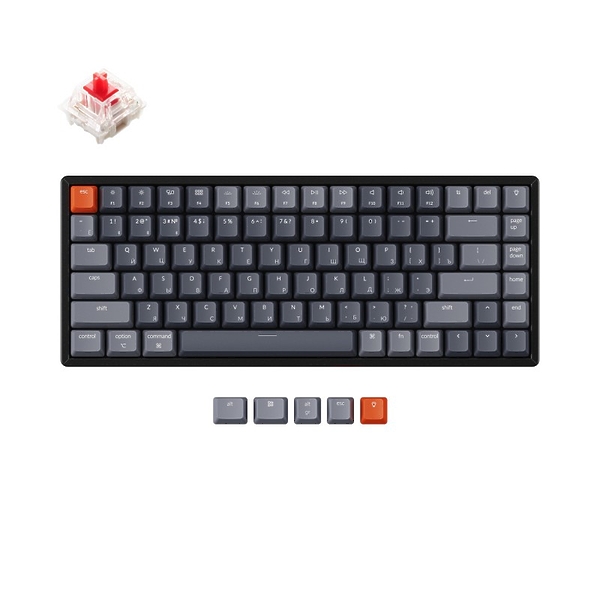 Беспроводная механическая клавиатура Keychron Keychron K2, RGB, Gateron Red Switch артикул 318954Si-1