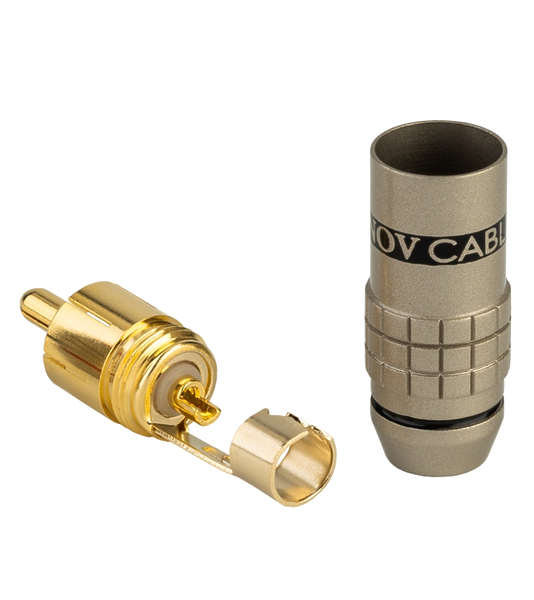 Разъём Tchernov Cable RCA Plug Standard S Black артикул 326897Si-1