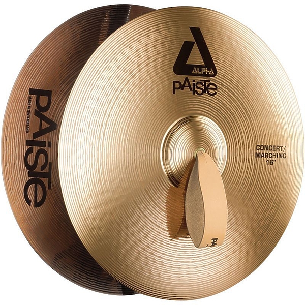 Тарелки оркестровые Paiste 16" ALPHA CONCERT/MARCHING артикул 328571Si-1